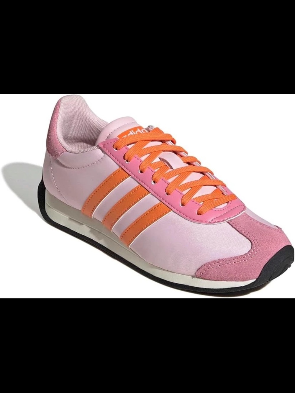 adidas Pink and Orange Women's Runvista Retro Running Sneaker, NWT, Sz 6.5